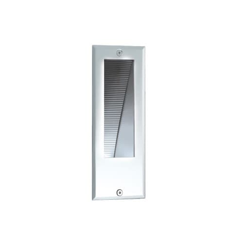 Eurofase 4W Orona In-Wall LED w/ Ribbed Baffle, 420 lm, 120V, 3000K, S. Steel