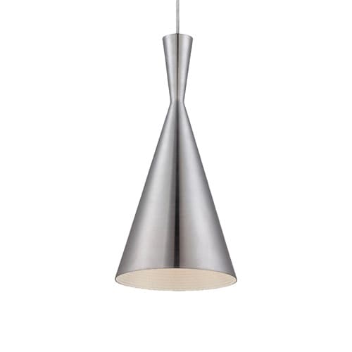 Eurofase 16-in 60W Hourglass Pendant, E26, DIM, 120V, Nickel