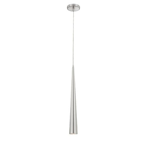 Eurofase 24-in 50W Conical Pendant, GU10, DIM, 120V, Nickel