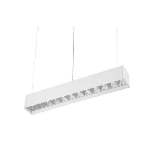 Eurofase 25-in 432W Linear Pendant, 120V, 1800 lm, 3500K, White