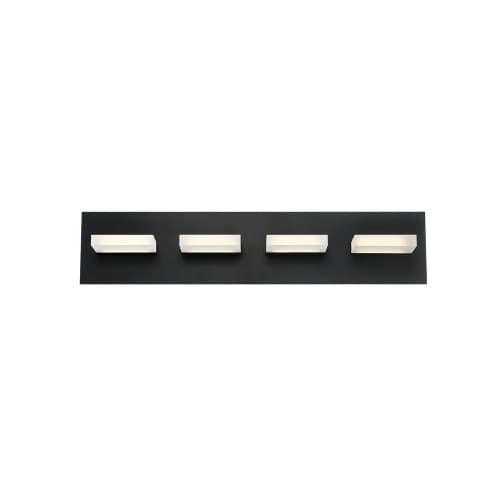 Eurofase 4 x 5W Olson Light LED Bathbar, 1250 lm, 120V, 3000K, Black