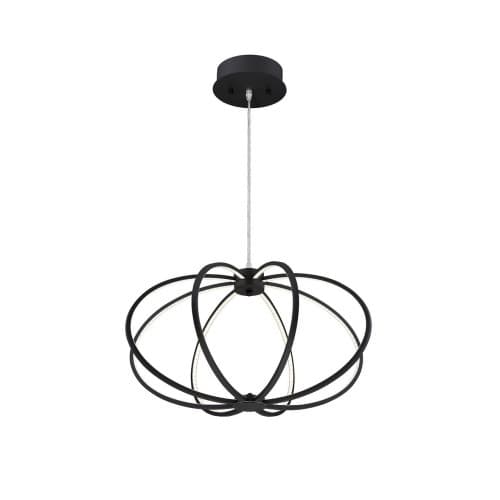 Eurofase 36W Leggero Round Pendant, 2300 lm, 120V, 3000K, Black