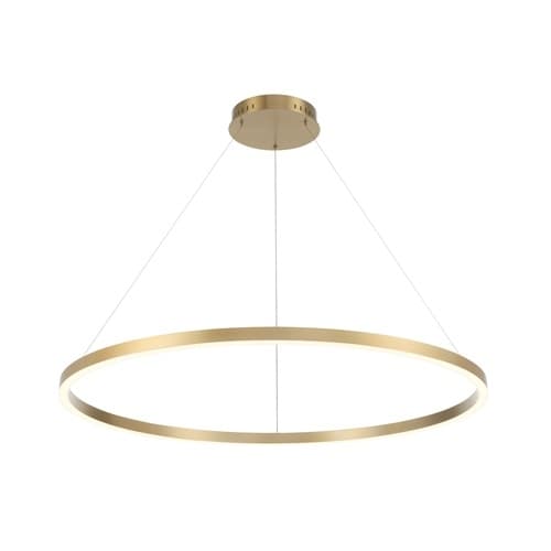 Eurofase 47-in 72W Spunto LED Chandelier, 2800 lm, 120V, 3000K, Gold