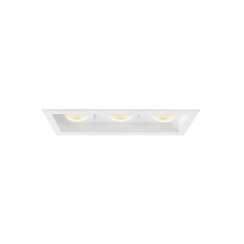 Eurofase 3-in 45W Amigo Downlight w/ Trim, 3-Light, 120V-277V, 3000K, White