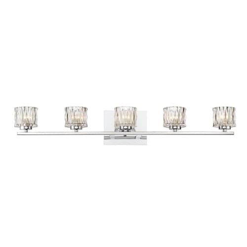 Eurofase 32-in 30W Guelph Vanity Light, 1440 lm, 120V, 3000K, Chrome