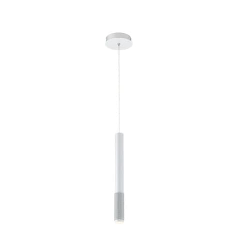 Eurofase 2-in 4.3W LED Round Pendant, 125 lm, 120V, 3000K, Aluminum