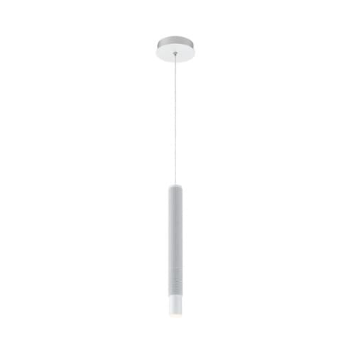 Eurofase 1.75-in 4.3W LED Round Pendant, 125 lm, 120V, 3000K, Aluminum