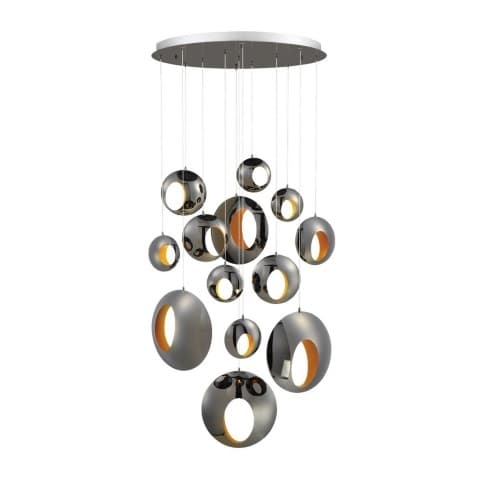 Eurofase 40-in 39W Round LED Chandelier, Dim, 1040 lm, 120V, 3000K