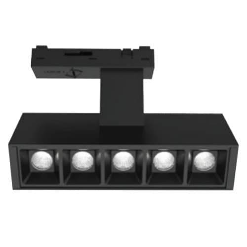 Eurofase 11W LED Integrated Adjustable Multiple Spot, 686 lm, 24V, 3000K, Black