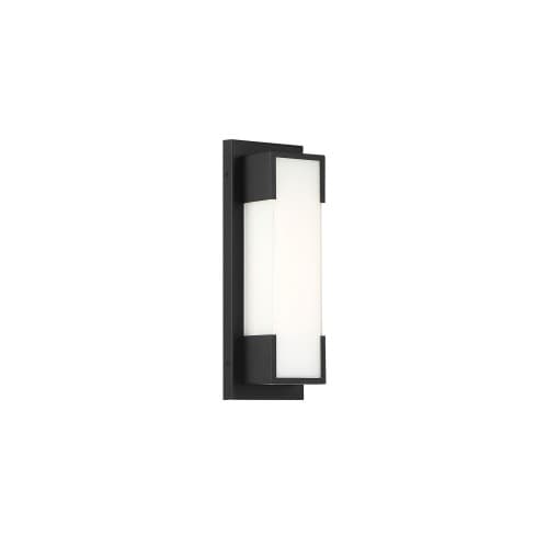 Eurofase 14-in 15W LED Wall Sconce, Dim, 850 lm, 120V, 3000K, Black