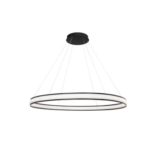 Eurofase 60-in 135W LED Chandelier, Round, 8100 lm, 120V, 3000K, Black