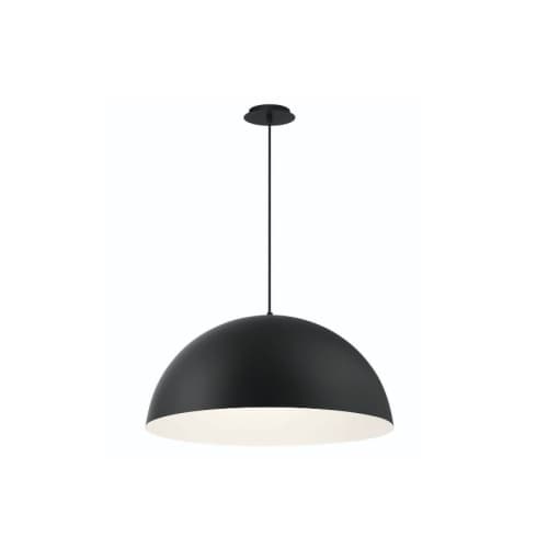 Eurofase 24-in 60W LED Pendant Light, 1125 lm, 120V, 3000K, Black/White