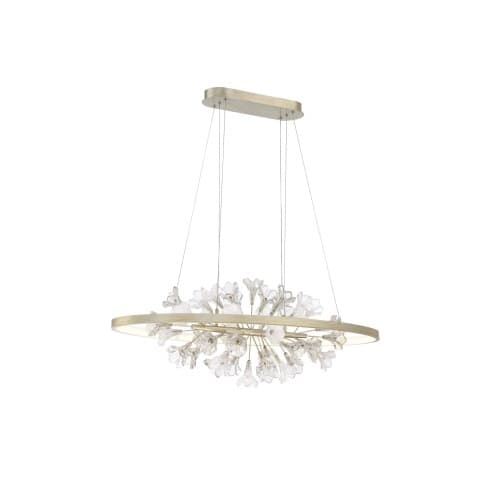 Eurofase 43-in 40W Clayton LED Chandelier, 2400 lm, 120V, 3000K, Gold