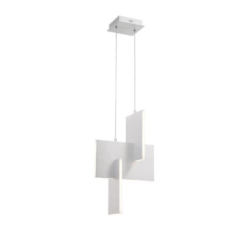 Eurofase 14-in 29W LED Pendant, Dim, 120V, 1250 lm, 3000K, Aluminum