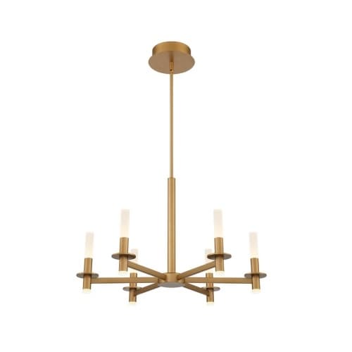 Eurofase 27.5-in 228W LED Chandelier, Dim, 2260 lm, 120V, 3000K, Gold