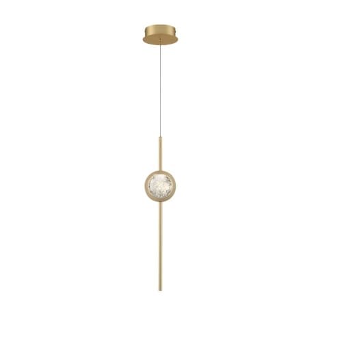 Eurofase 23-in 7W LED Pendant, Dim, 340 lm, 120V, 3500K, Brass