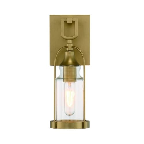 Eurofase 13-in 360W Wall Sconce, Dimmable, 1-Light, 120V, Gold