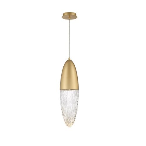 Eurofase 24-in 7W LED Pendant,Dim, GU10, 120V, 490 lm, 3000K, Gold