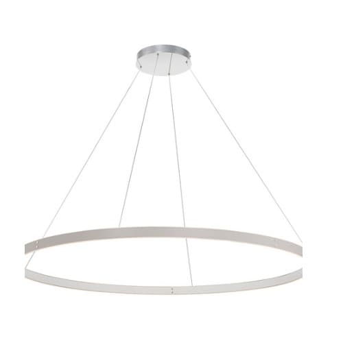 Eurofase 60-in 127W LED Chandelier, Dim, 120V, 4025 lm, 3500K, Grey