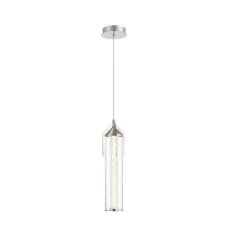 Eurofase 20-in 18W Espada LED Pendant, 1064 lm, 120V, 3000K, Nickel