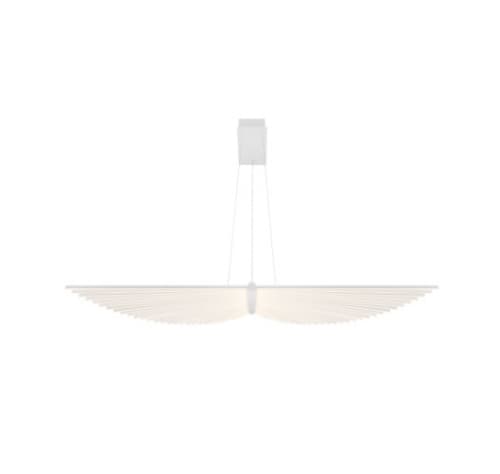 Eurofase 59-in 100W Seraph LED Chandelier, 2059 lm, 120V, 3000K, White