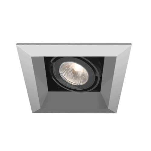 Eurofase 50W Recessed Light w/ Trim, 1-Light, GU10, 120V, Platinum/Black