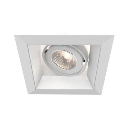 Eurofase 50W Recessed Light w/ Trim, 1-Light, GU10, 120V, White/White