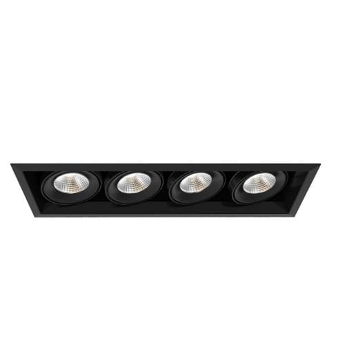 Eurofase 24-in 104W Multi-Recess Downlight, Flood, 120V, 1000 lm, 3500K, BLK