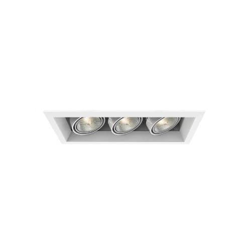 Eurofase 150W Recessed Light w/ Trim, 3-Light, PAR20, 120V, White/White