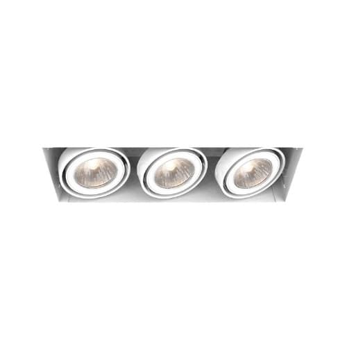 Eurofase 150W Recessed Light w/o Trim, 3-Light, GU10, 120V, White