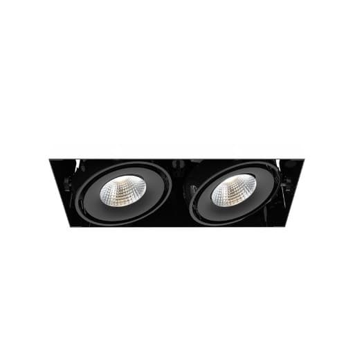 Eurofase 8-in 30W Recessed Downlight, 2-Light, Wide, 120V, 2580 lm, 3000K, BLK