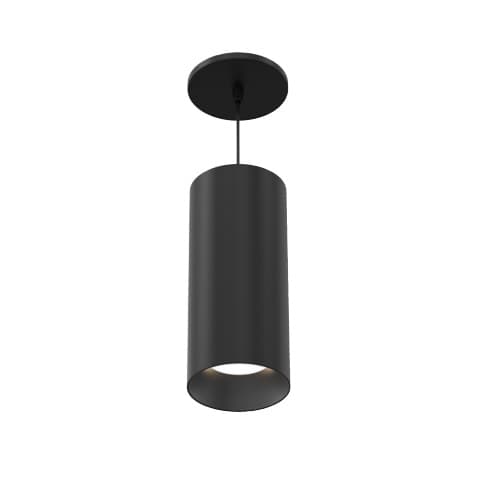 Eurofase 10-in 13W Whiskey Pendant Light, B, Medium, 120V-277V, 35K, BLK/BLK,FR