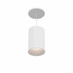 Eurofase 6-in 26W Whiskey Pendant Light, B, Wide, 120V-277V, 30K, WHT/BLK, CL