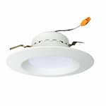 Euri Lighting 18W 5" LED Recessed Downlight w/ Junction Box, Dimmable, 3000K