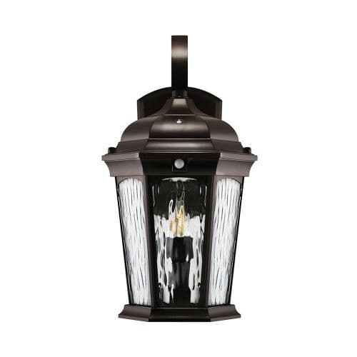 Euri Lighting 12.5W LED Flame Lantern, 1200 lm, 120V, 3000K, Bronze