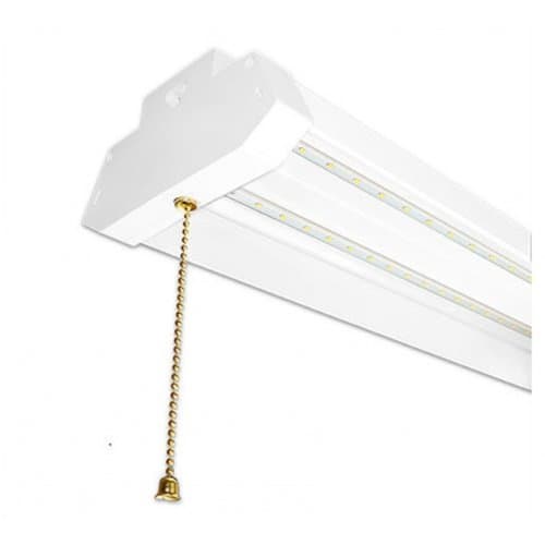 Euri Lighting 5000K 42W 4500lm Plug-in Suspended 4 ft. Retrofit LED Shop Light