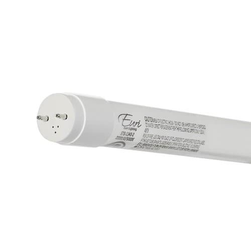 Euri Lighting 20W 4-ft LED T8 Tube, 2400 lm, Hybrid, 4000K