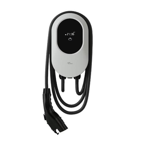 Euri Lighting 48A EV Charger, Hardwired, 208V-240V, White