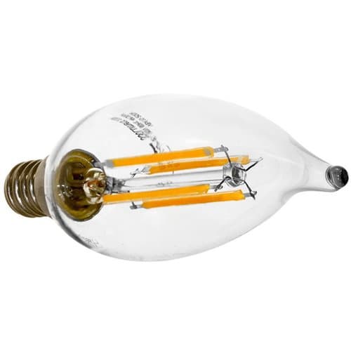 Euri Lighting 2700K 4W BA10-2000E Warm White LED Filament Bulbs - Energy Star