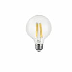 Euri Lighting 7W LED G25 Filament Bulb, Dimmable, E26, 800 lm, 120V, 2700K