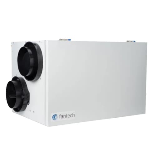 Fantech 240W HRV Side Duct Connection Fresh Air Vent, 195 CFM, 60 Hz, 120V