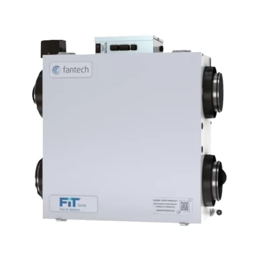 Fantech 120W Energy Recovery Ventilator w/ Shut-Off Damper, 127 CFM, 120V