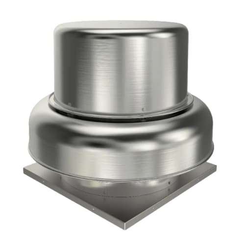 Fantech 10-in 252W Belt Drive Downblast Power Roof Vent, 1/4 HP, 1733 RPM