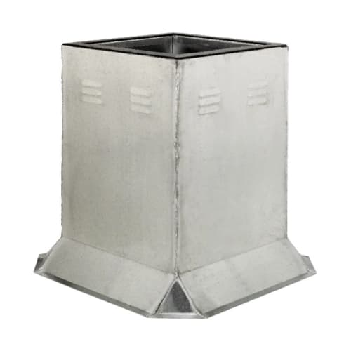 Fantech Galvanized Steel Fixed Vented Curb for 17-in Commercial Roof Vents