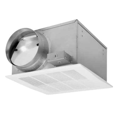 Fantech Single Speed DC Bathroom Fan w/o Bulb, 120V, 200-500 CFM, 60 Hz