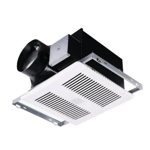 Fantech 6-in 12W DC Bathroom Exhaust Fan, 156 CFM, 650 RPM, 60 Hz, 120V