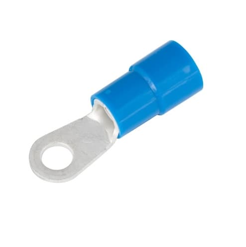 Gardner Bender Blue Ring Terminals, 1/4" Stud