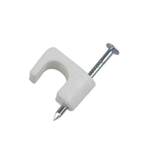 Gardner Bender 1/4" White Coax Staples