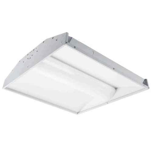 GlobaLux 30W 2x2 LED Recessed Troffer, 0-10V Dimmable, 3000 lm, 120V-277V, 3500K