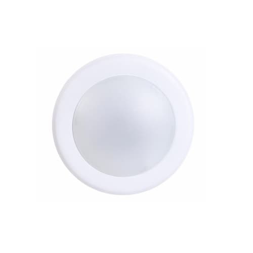 GlobaLux 6-in 15W LED Disk Light, Dimmable, 1100 lm, 120V, 4000K, White